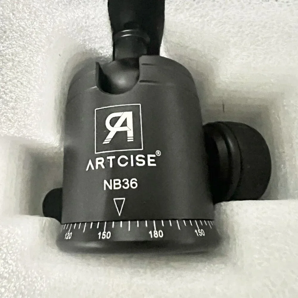 ARTCISE NB36 Tripod Ball Head 360° Rotating Panoramic Quick Release Plate